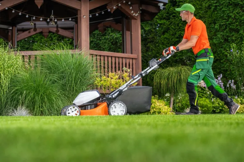 Rasenmähen